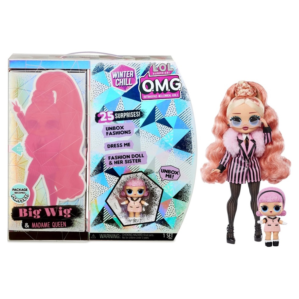 BIG WIG - NEW IN BOX - LOL Surprise OMG Winter Chill Big Wig /Madame Queen